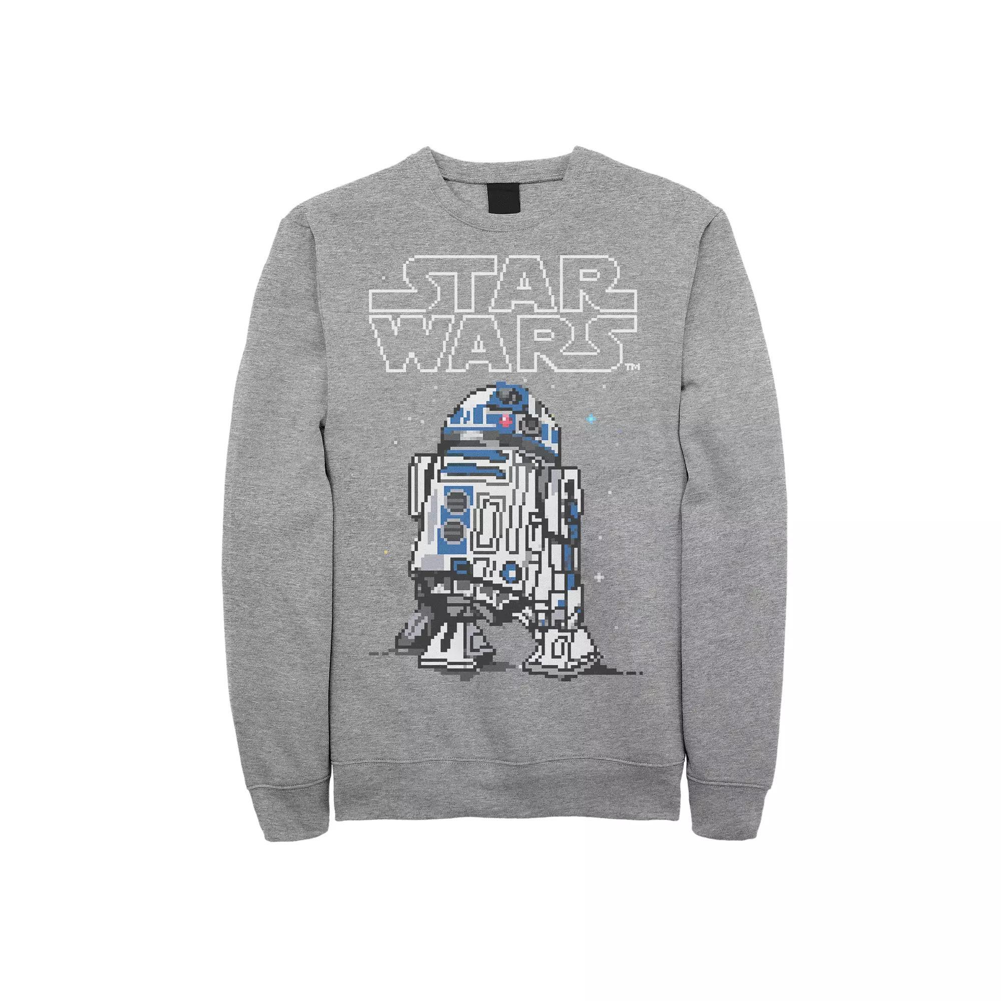 Men's Star Wars R2-D2 Sweatshirt, Size: XL, Athletic Grey Product Image