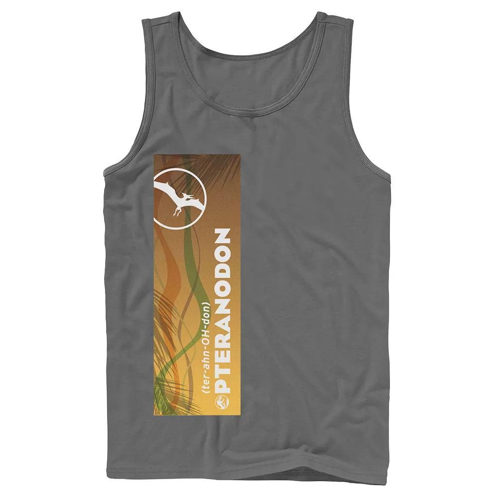 Men's Jurassic World Pteranodon Right Panel Tank Top,  Product Image