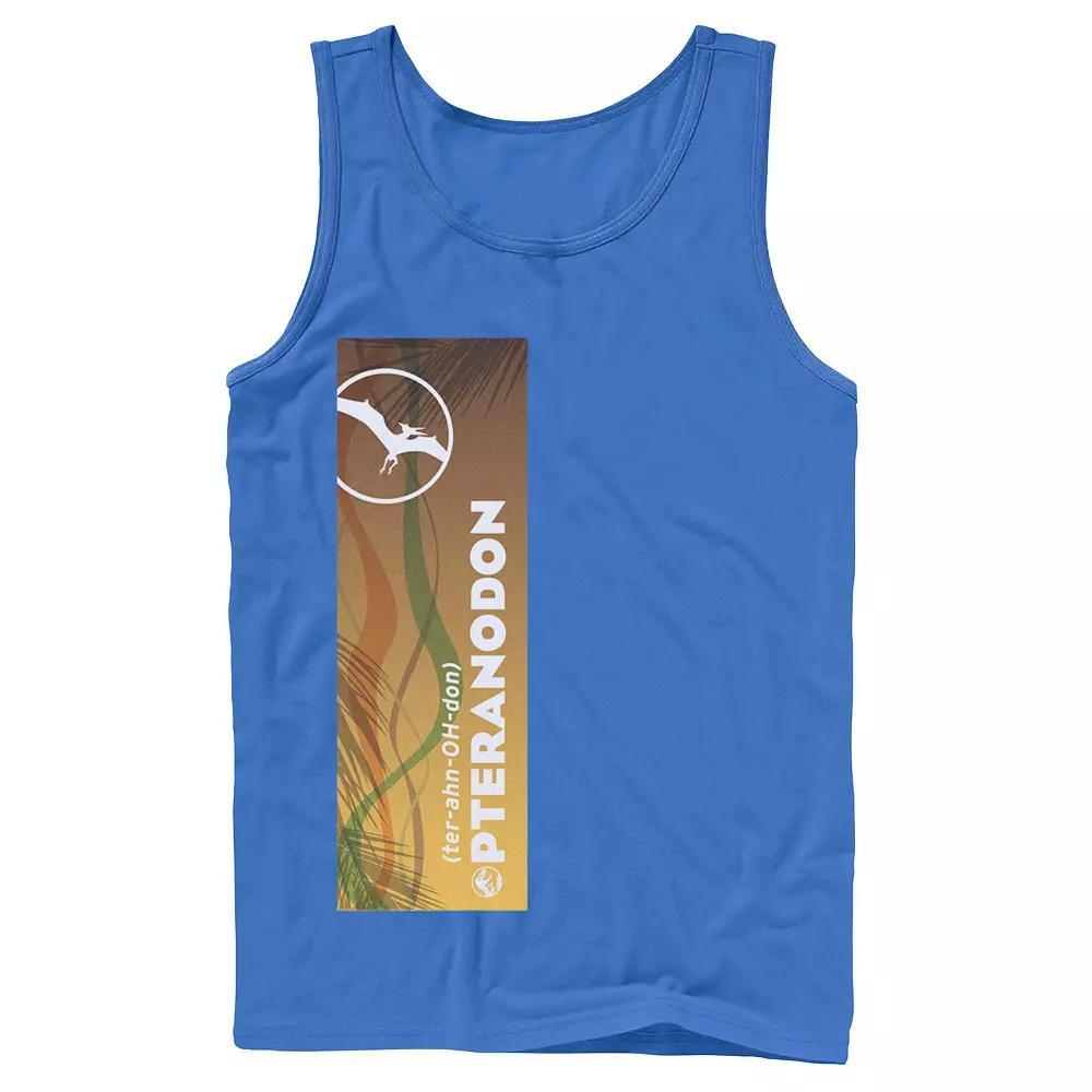 Men's Jurassic World Pteranodon Right Panel Tank Top,  Product Image