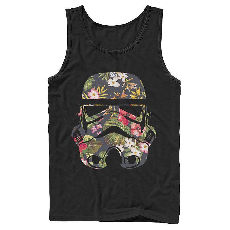 Men's Star Wars Tropical Stormtrooper Tank Top, Size: Medium 30, Black Product Image