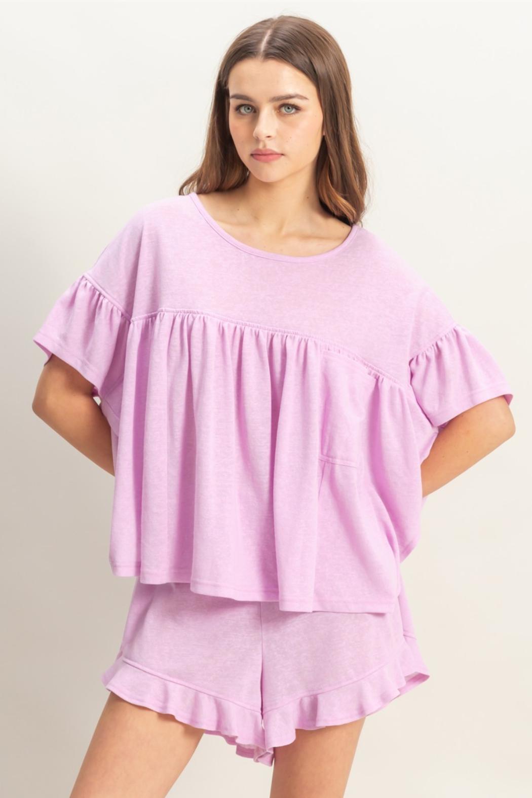 Flutter Elastic Waist Short Product Image