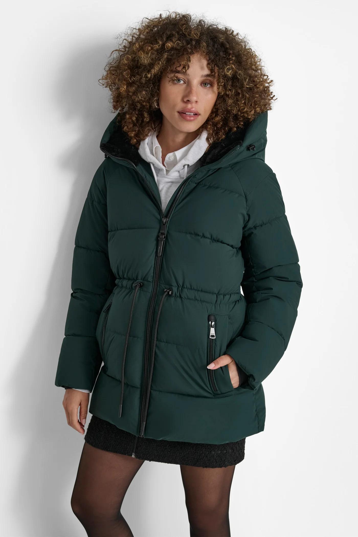 MID LENGTH LUSH PUFFER JACKET Product Image