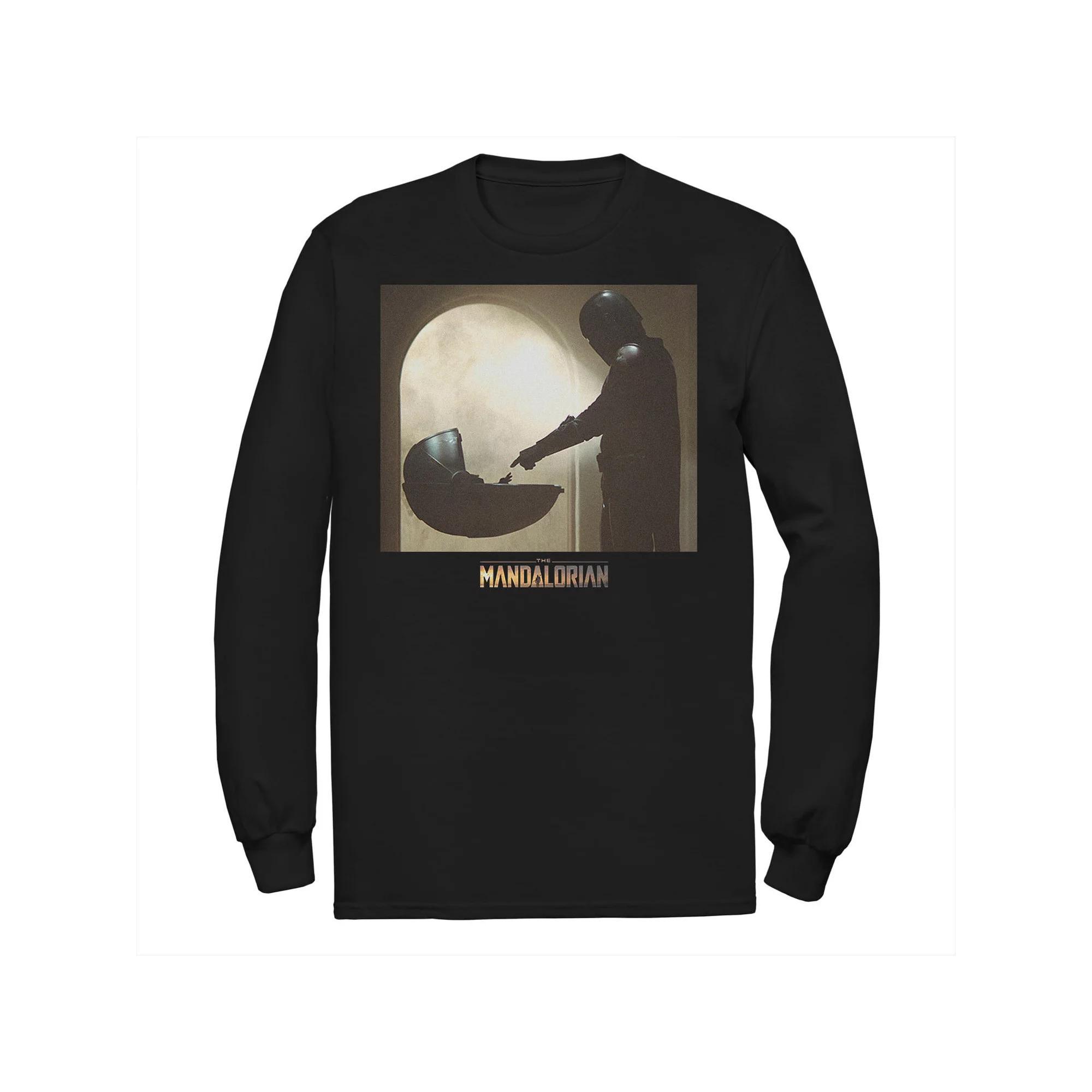 Men's Star Wars The Mandalorian The Child Scene Logo Tee,  Product Image