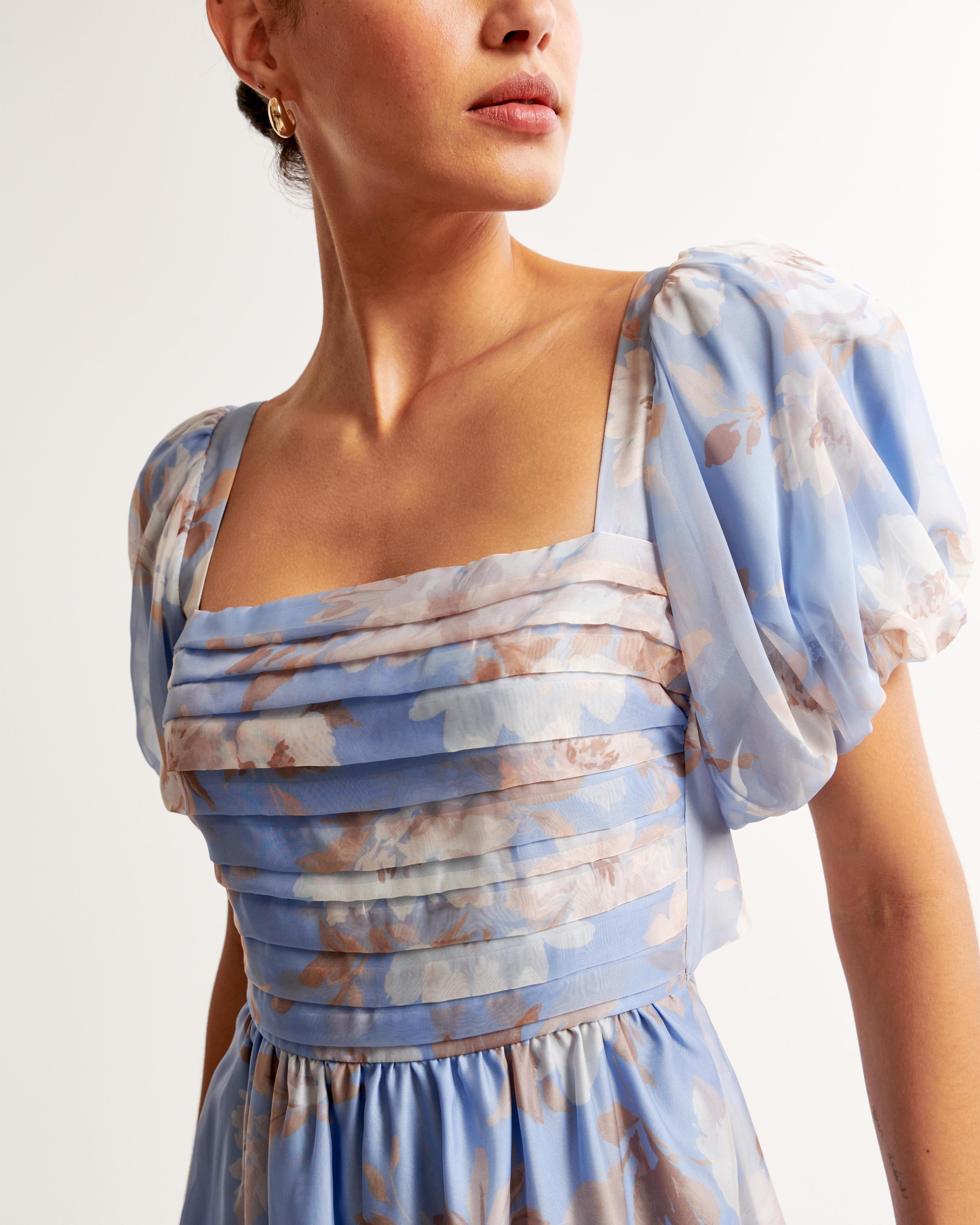 The A&F Emerson Drama Bow-Back Maxi Dress Product Image