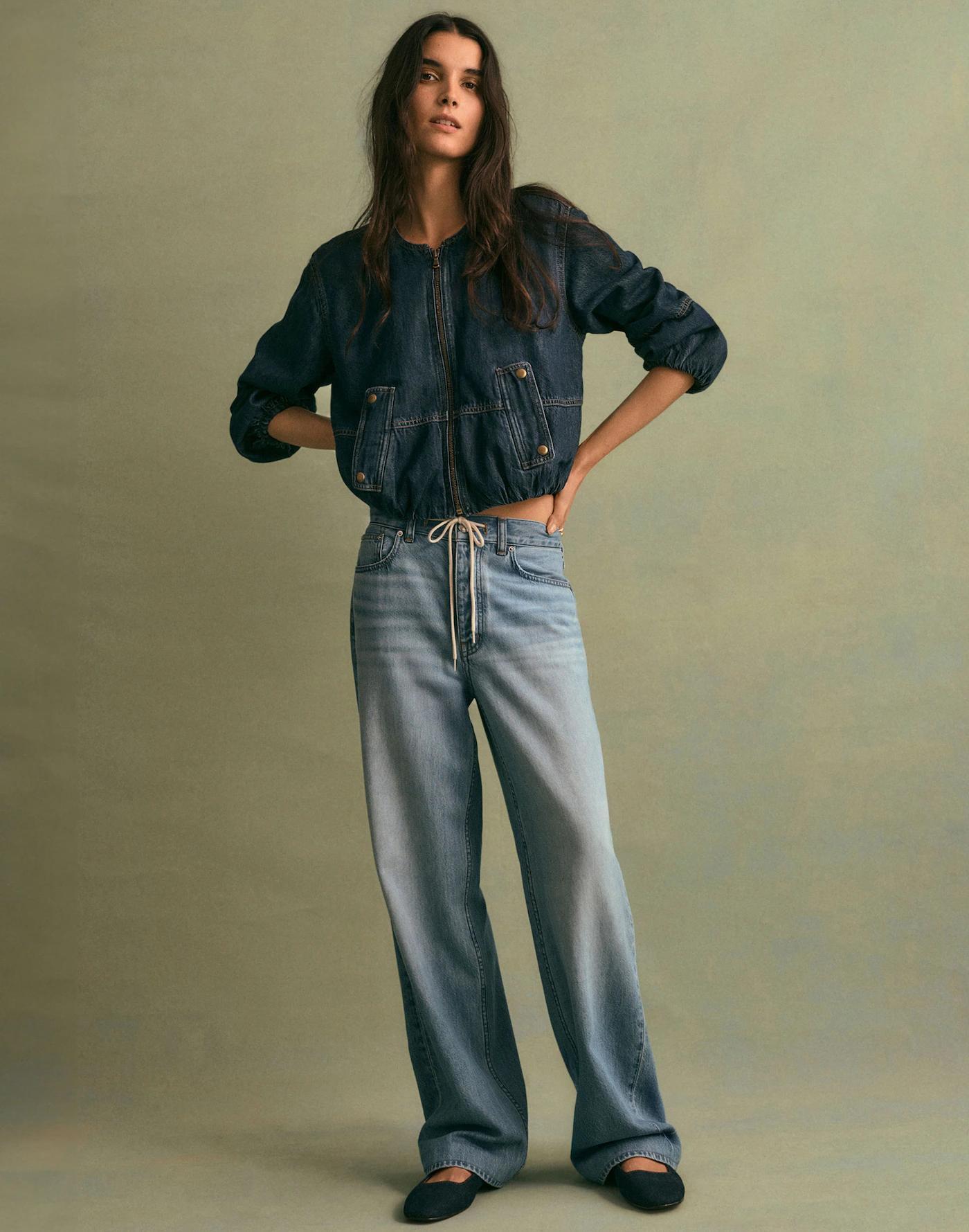 Low-Slung Baggy Jean: Airy Denim Edition Product Image