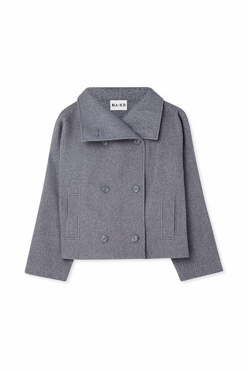 Double Breasted Short Coat Product Image