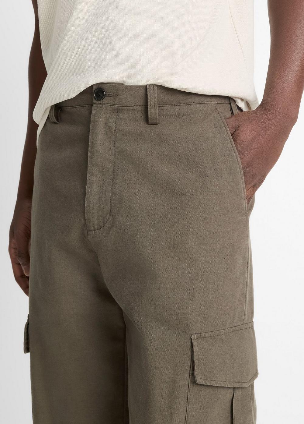 Cotton-Linen Cargo Pant Product Image