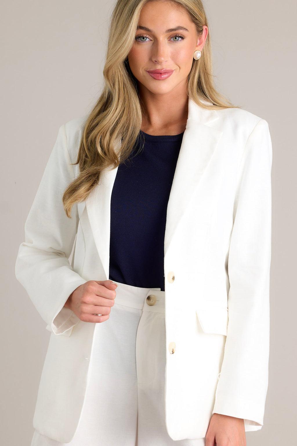 Brunch At Noon Ivory Blazer Product Image