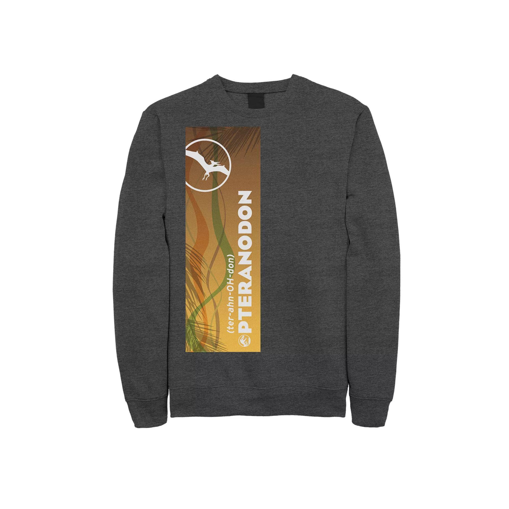 Men's Jurassic World Pteranodon Right Panel Sweatshirt,  Product Image