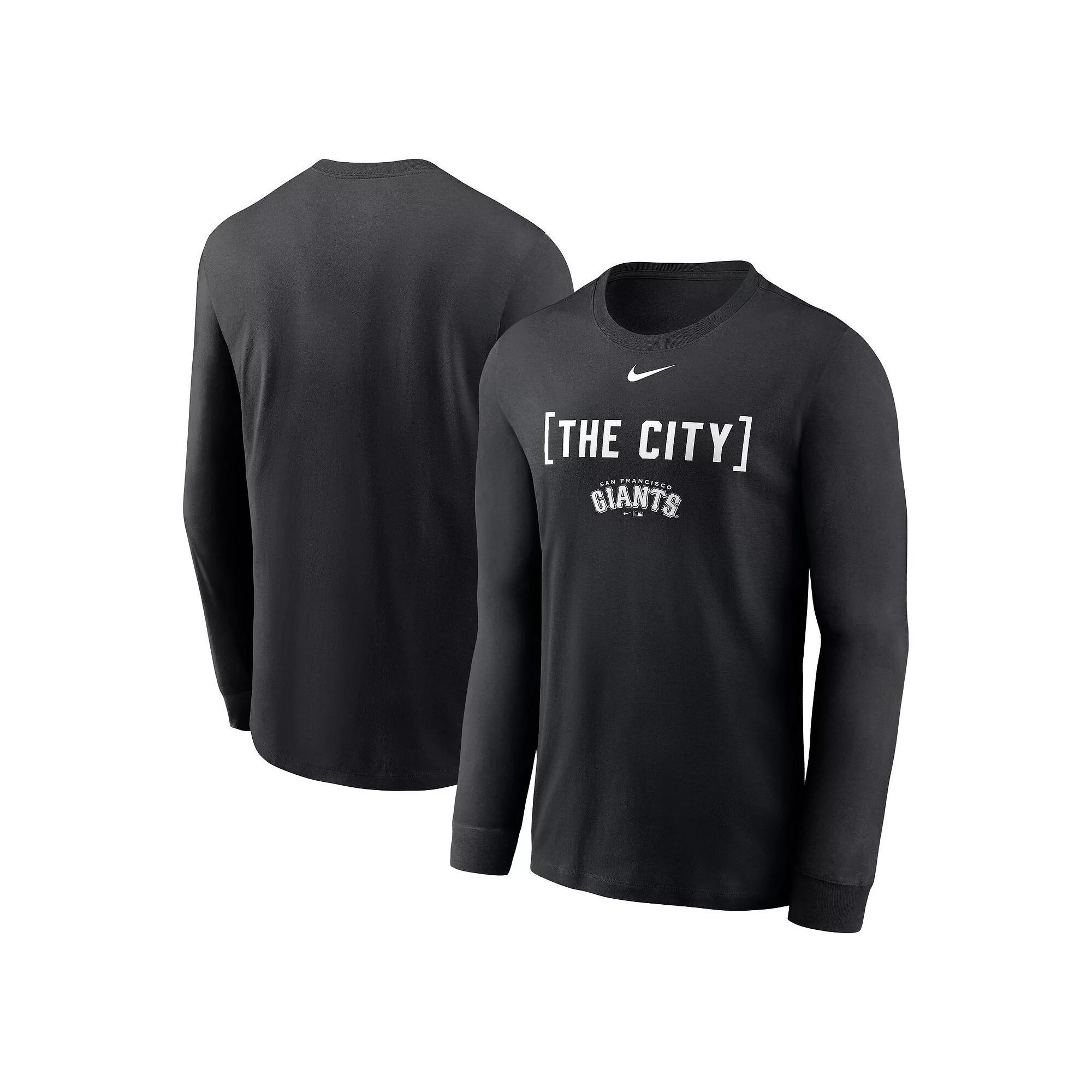 San Francisco Giants Fashion Nike Mens MLB Long-Sleeve T-Shirt | NKAC00AGIA-960 Product Image