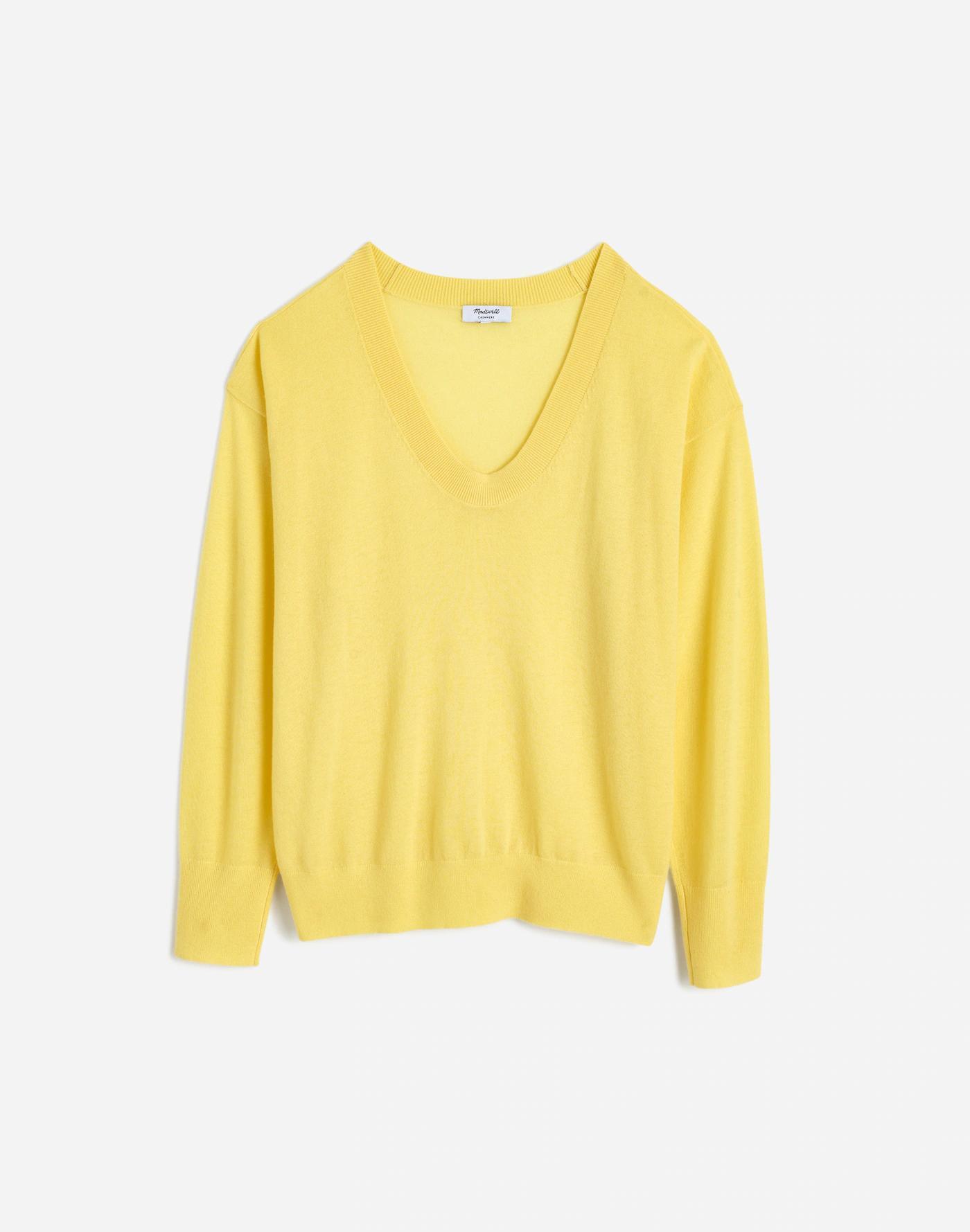 Cashmere U-Neck Pullover Product Image