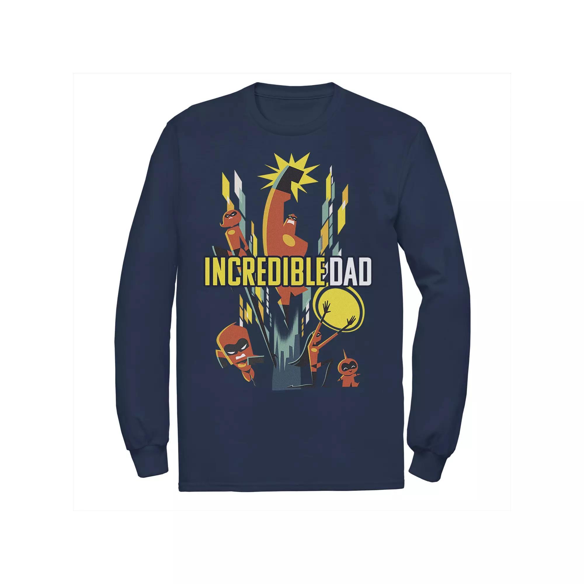 Men's Disney / Pixar Incredibles 2 Dad & Family Tee, Size: XXL, Blue Product Image