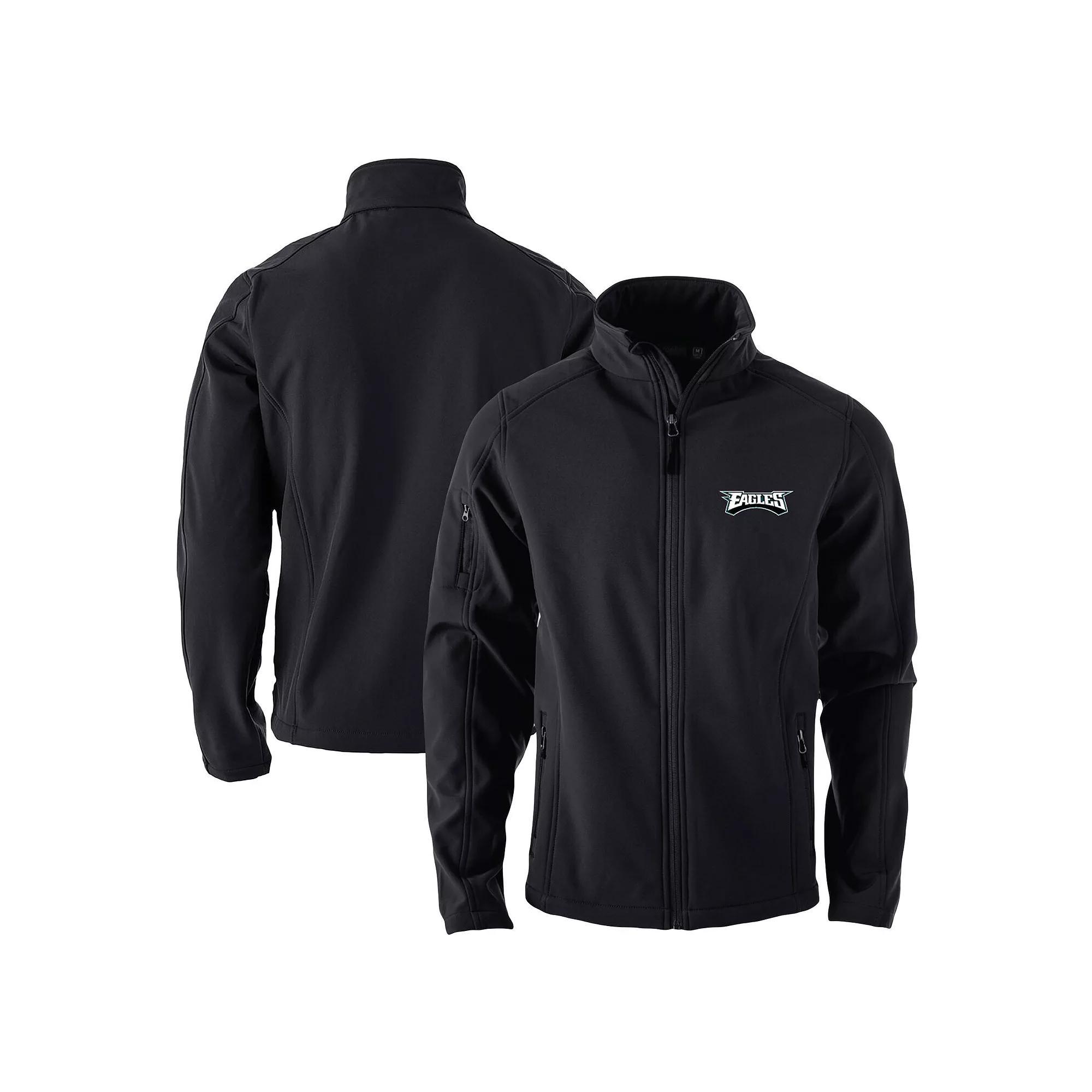 Men's Dunbrooke Black Philadelphia Eagles Sonoma Softshell Full-Zip Jacket, Size: Small Product Image