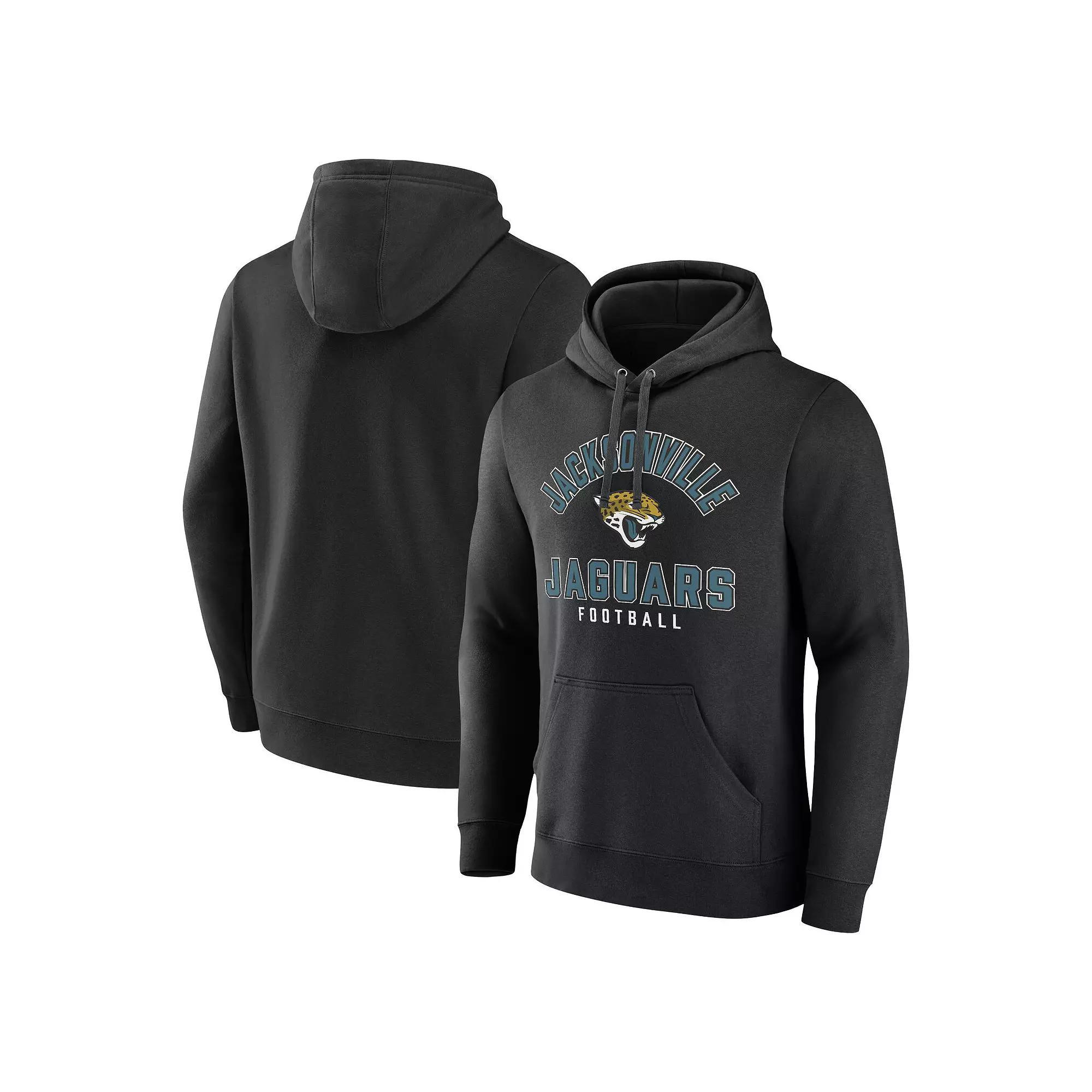 Men's Fanatics Branded  Black Jacksonville Jaguars Between the Pylons Pullover Hoodie, Size: Small Product Image