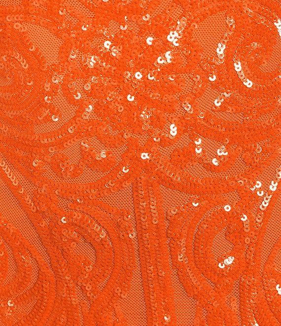 B. Darlin Sequin Open Back Bodycon Dress Product Image