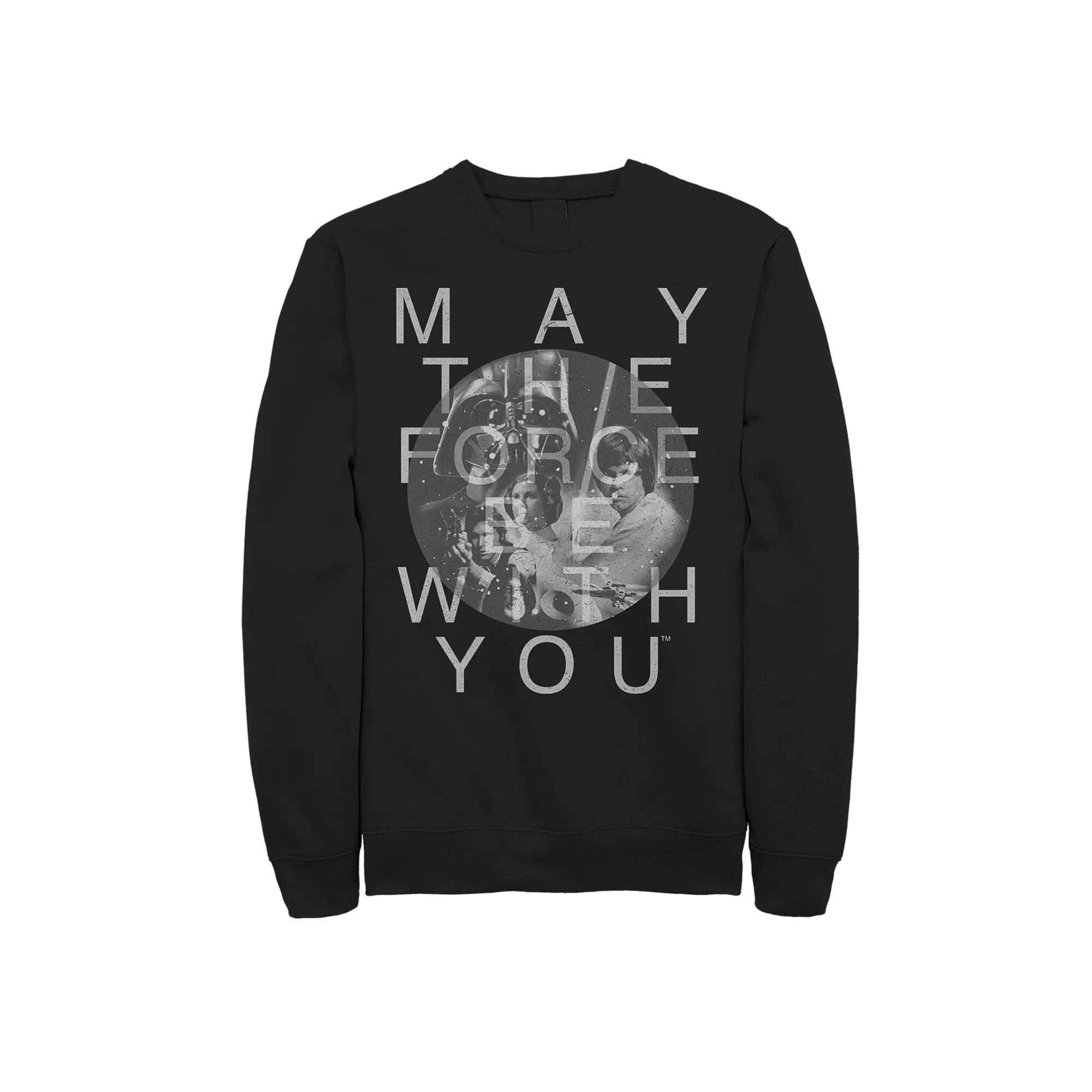 Men's Star Wars "May The Force Be With You" Sweatshirt,  Product Image