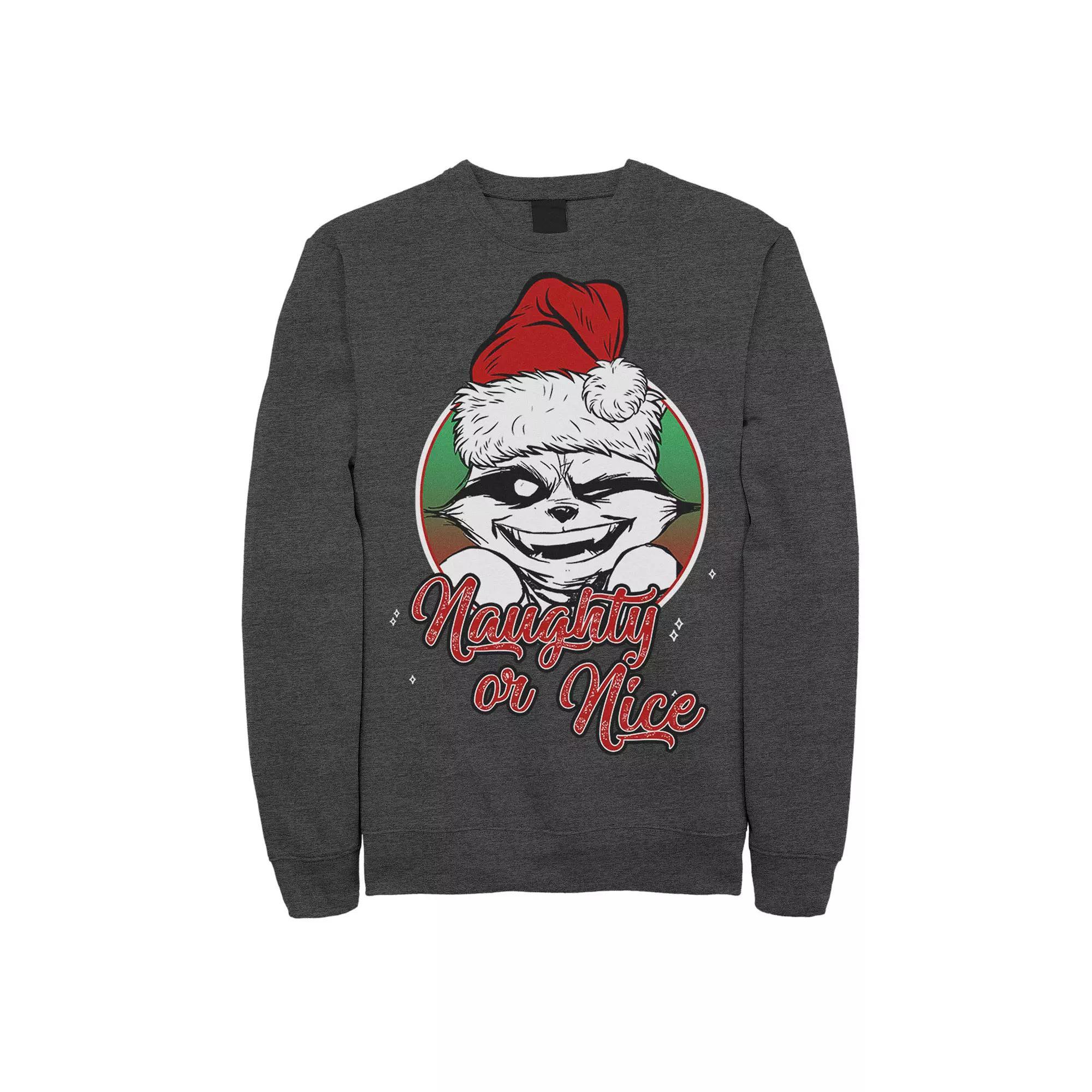 Men's Marvel Venom Big Face Up Close Grin Graphic Fleece Pullover,  Product Image