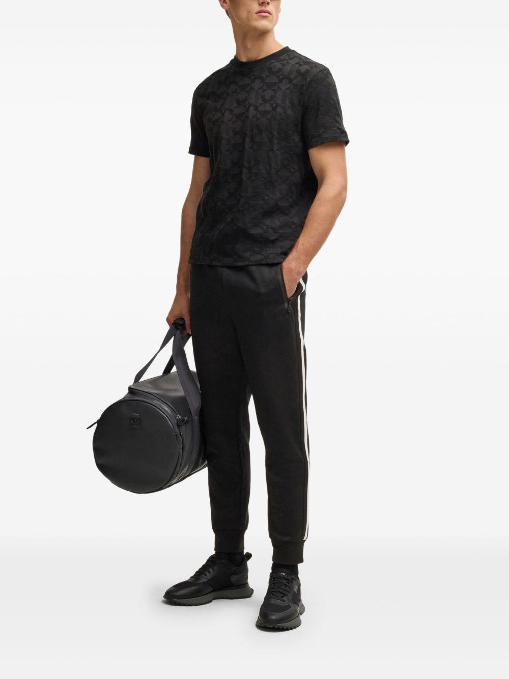 geometric-jacquard T-shirt Product Image