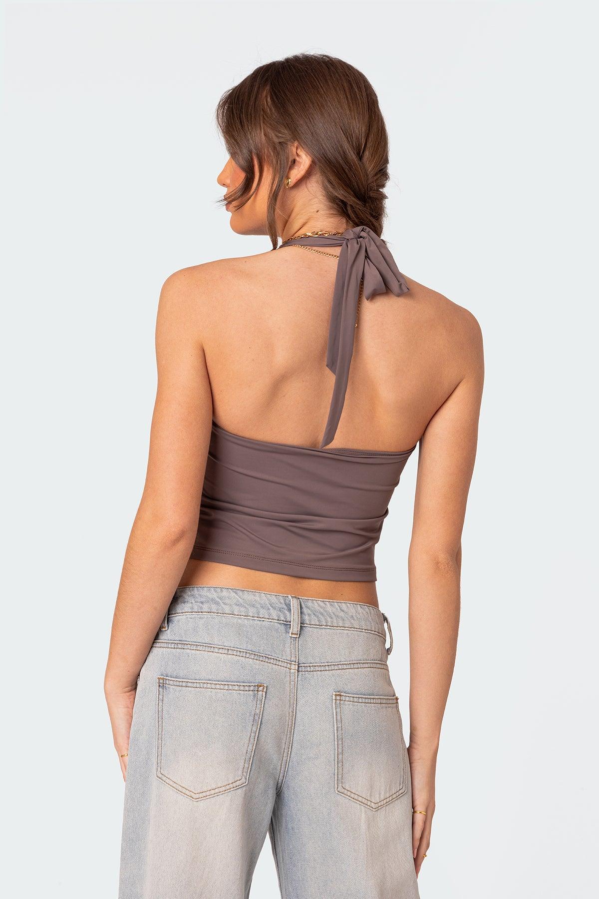 Kaila Gathered Halter Top Product Image