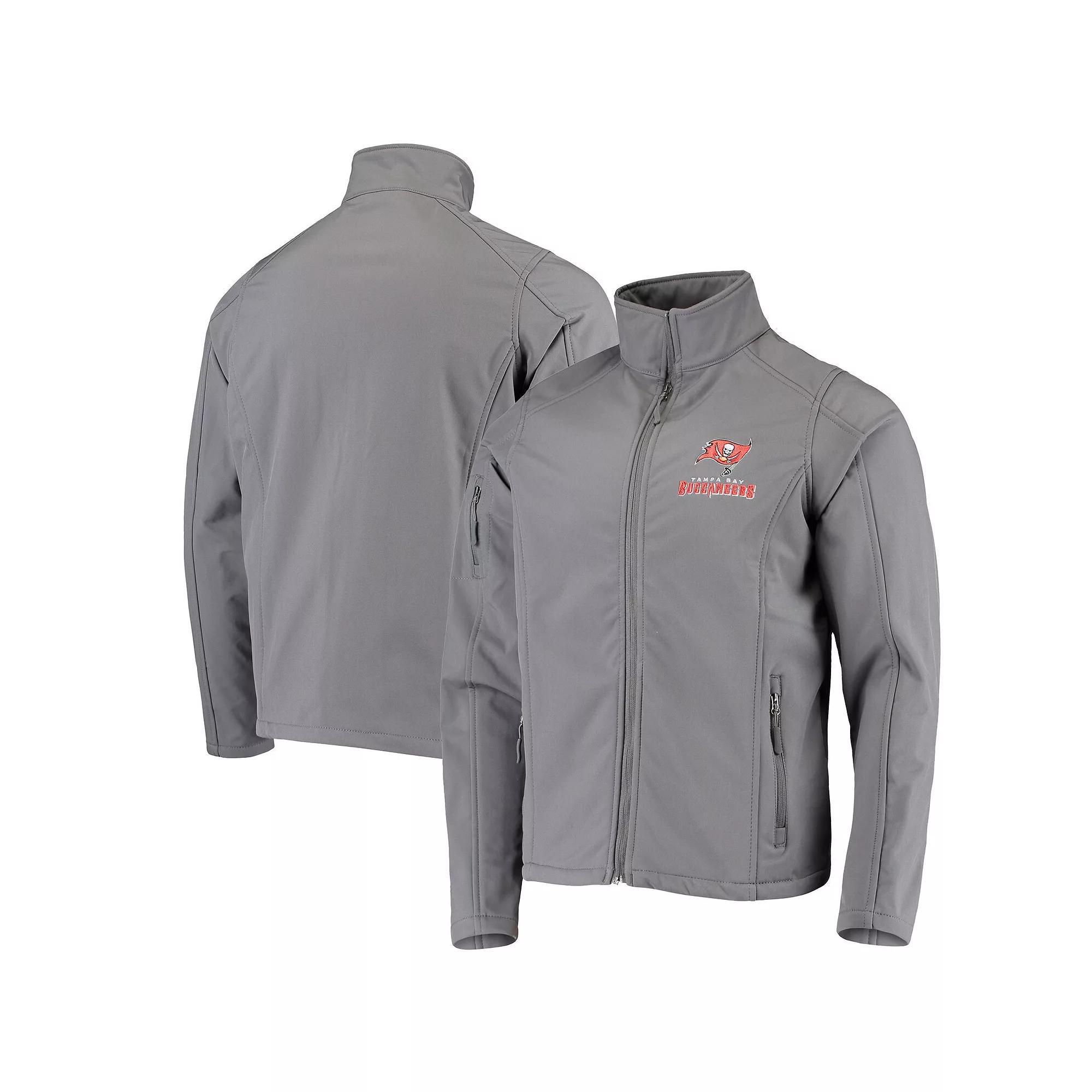 Men's Dunbrooke Pewter Tampa Bay Buccaneers Sonoma Softshell Full-Zip Jacket, Size: XL, Charco Product Image