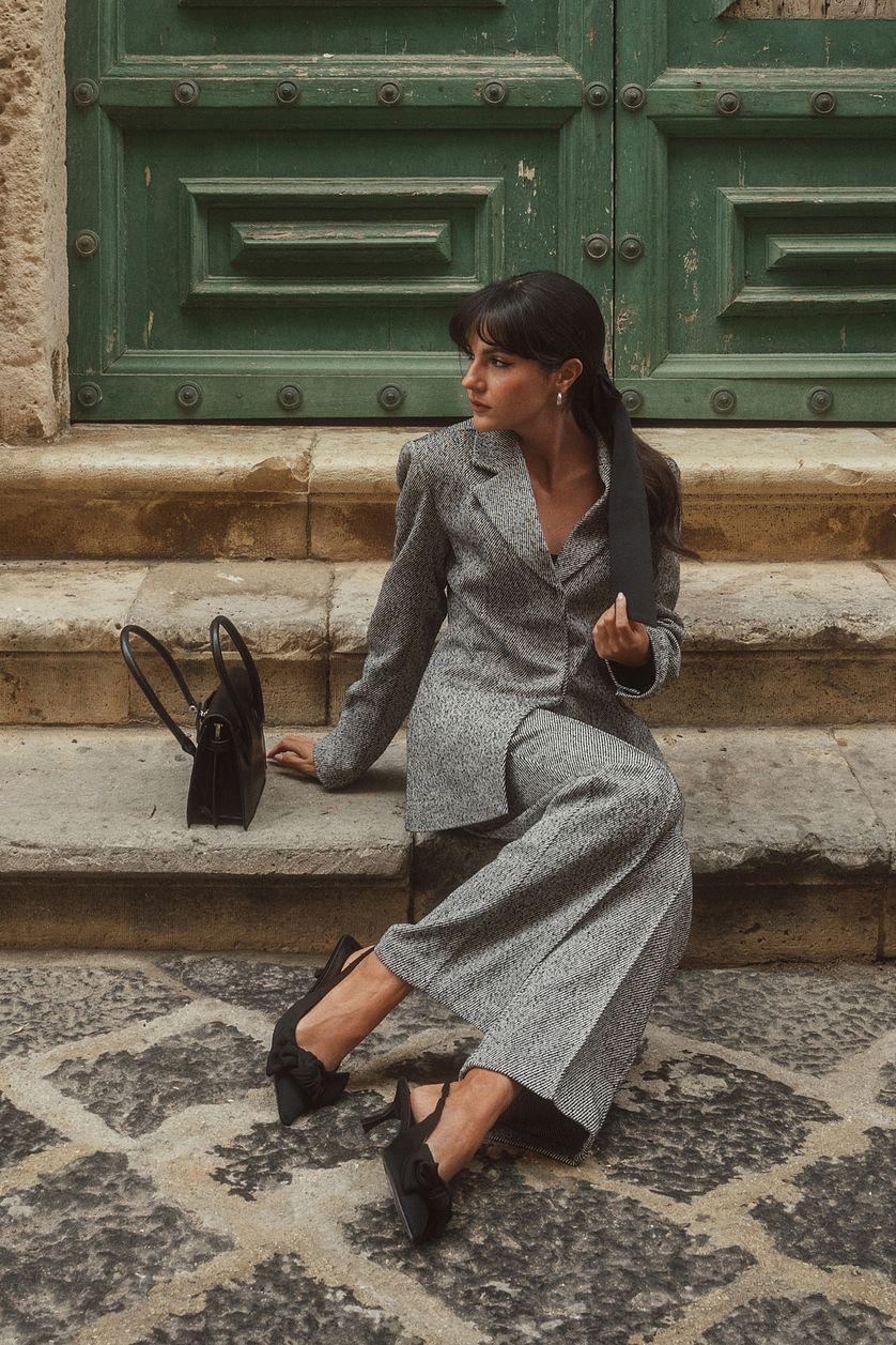 Tweed Tailored Trousers Product Image