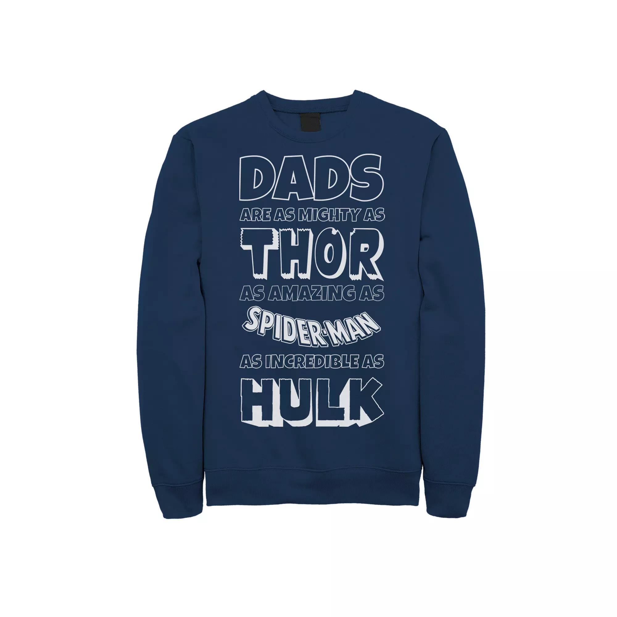 Men's Marvel Avengers Father's Day Dad Traits Fleece,  Product Image
