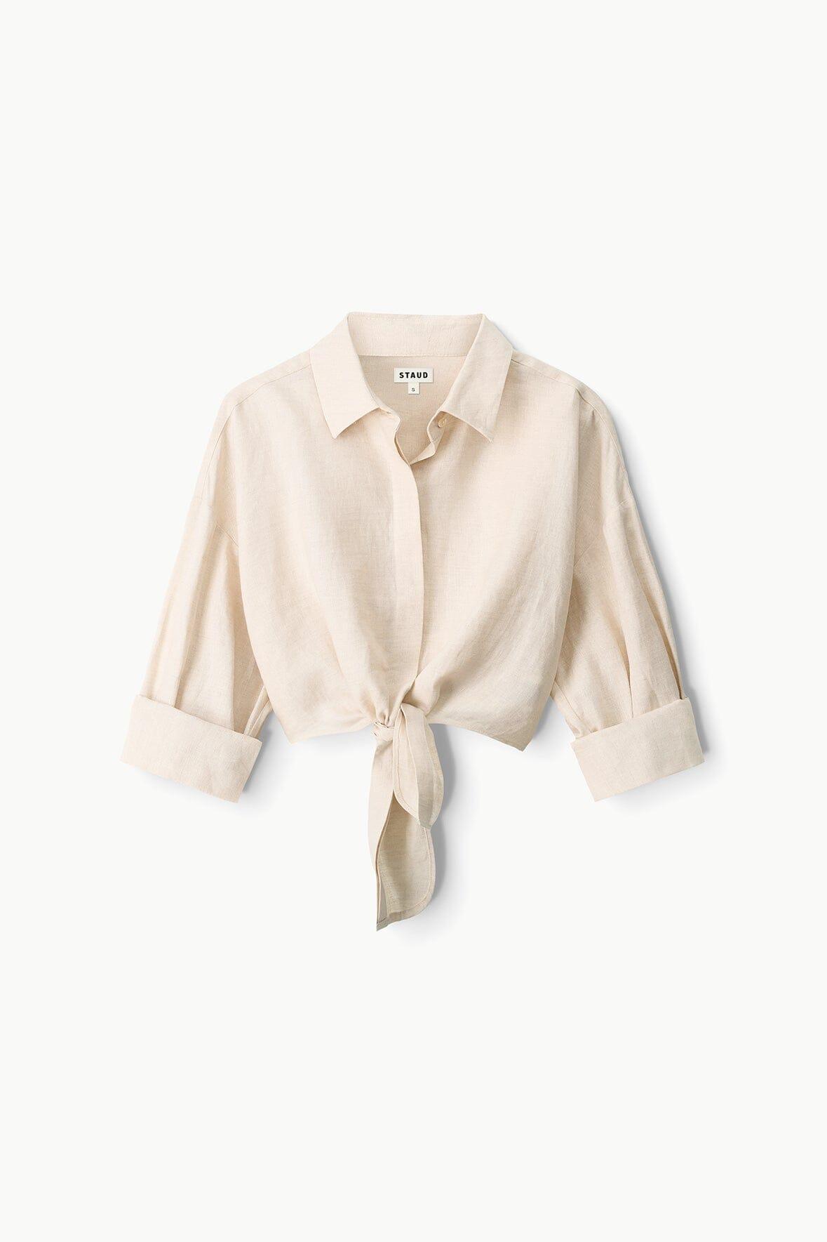 LISA LINEN TOP | NATURAL Product Image