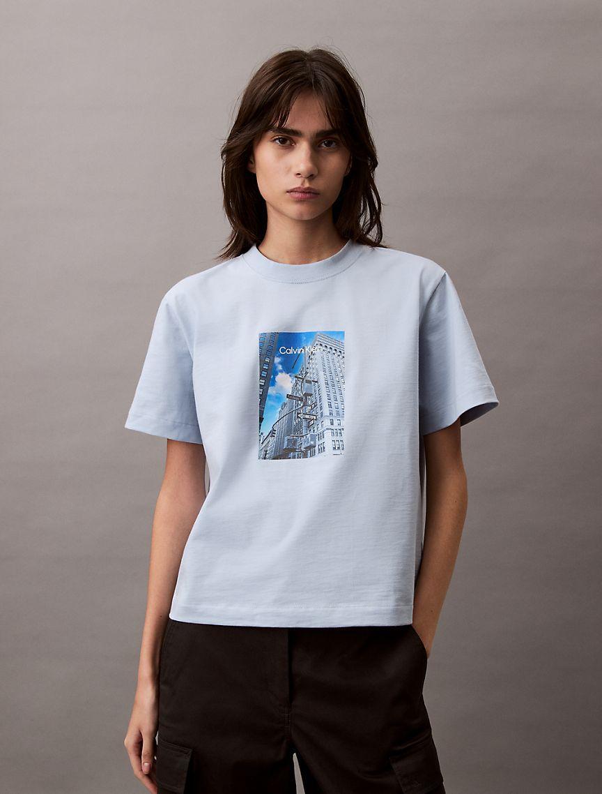 Cityscape Graphic Boxy T-Shirt Product Image