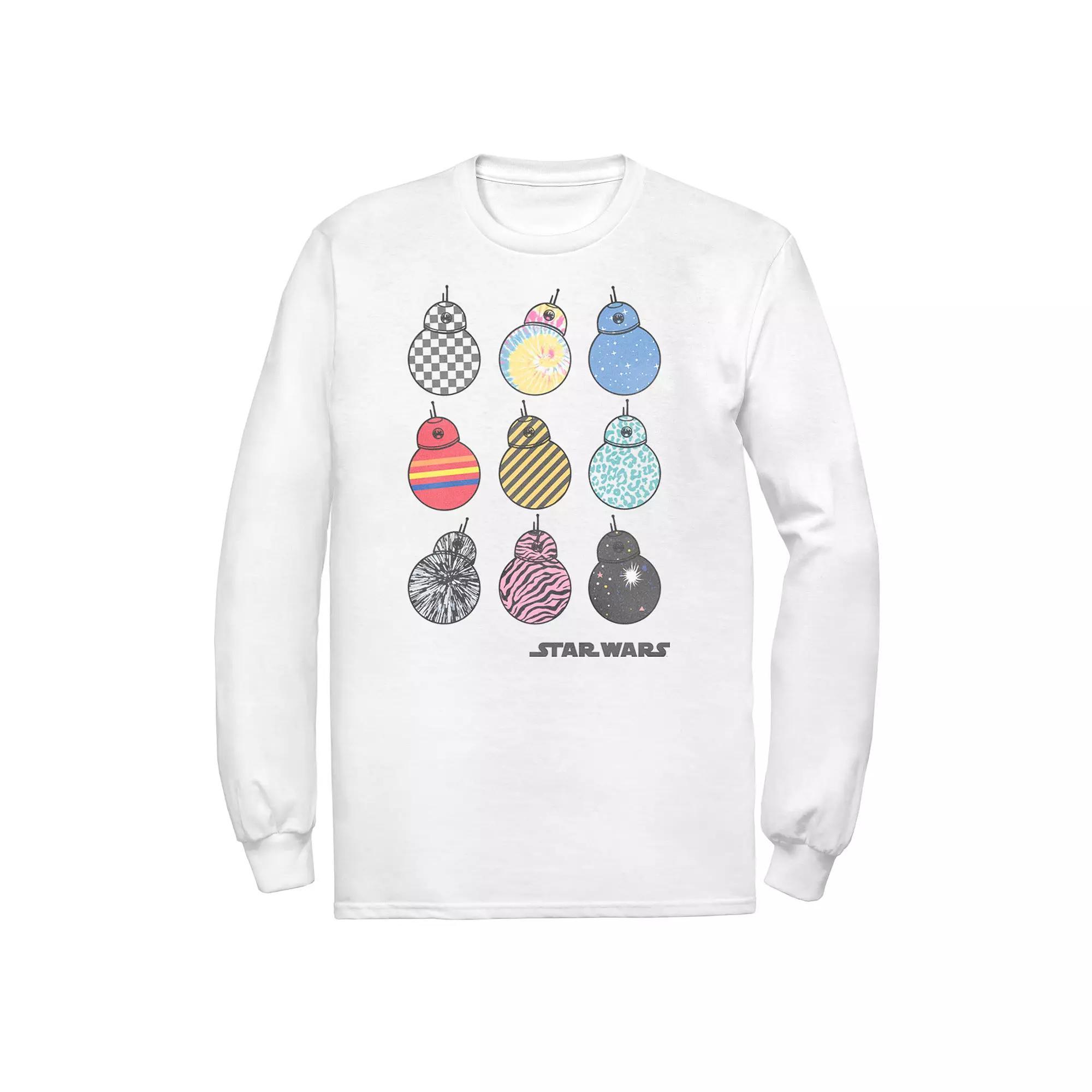 Men's Star Wars The Rise of Skywalker BB-8 Fashion Long Sleeve Graphic Tee,  Product Image