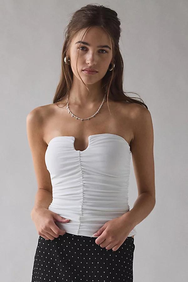 Urban Outfitters UO Evie Ruched Cutout Tube Top Womens at Urban Outfitters Product Image