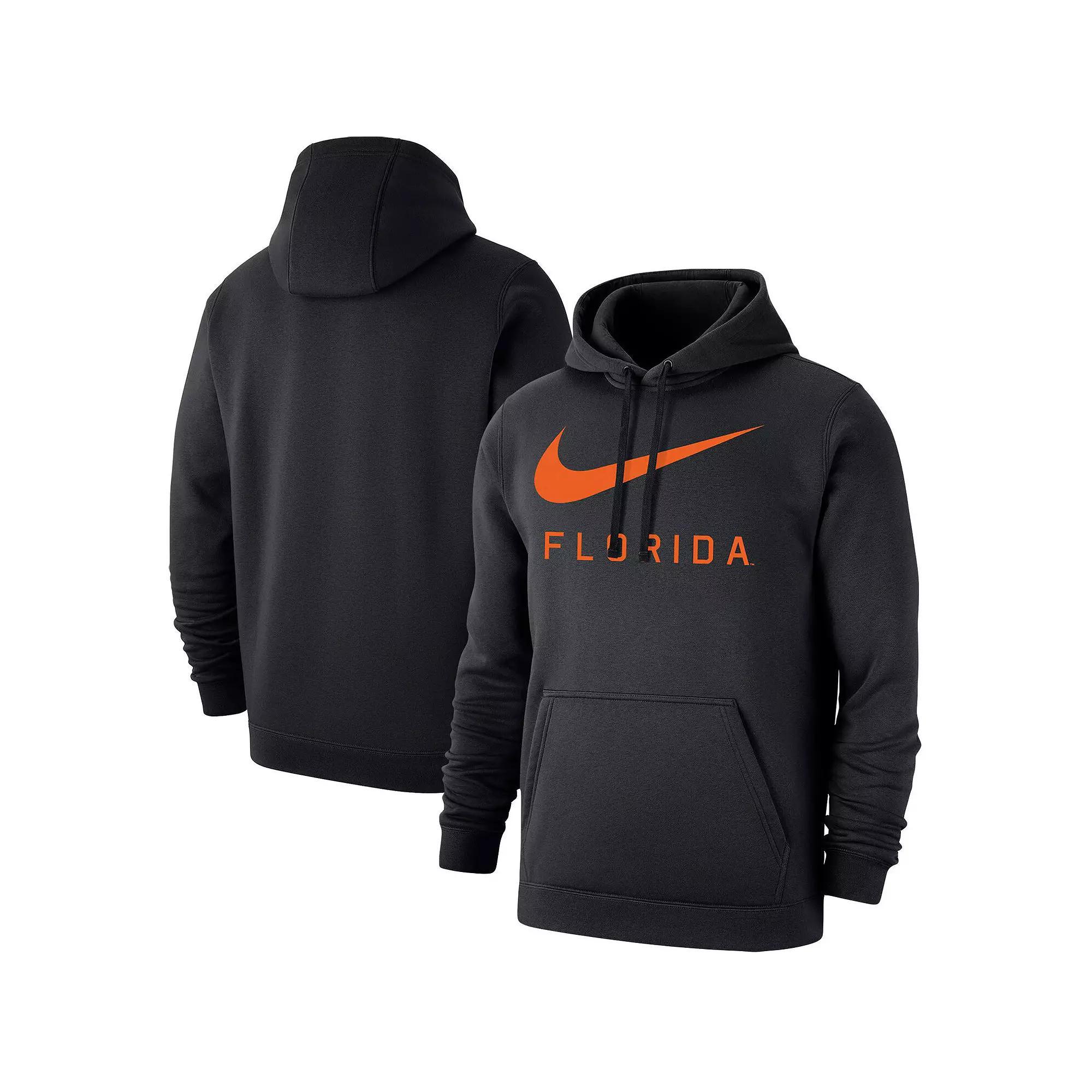 Men's Nike Black Florida Gators Big Swoosh Club Pullover Hoodie, Size: 2XL Product Image