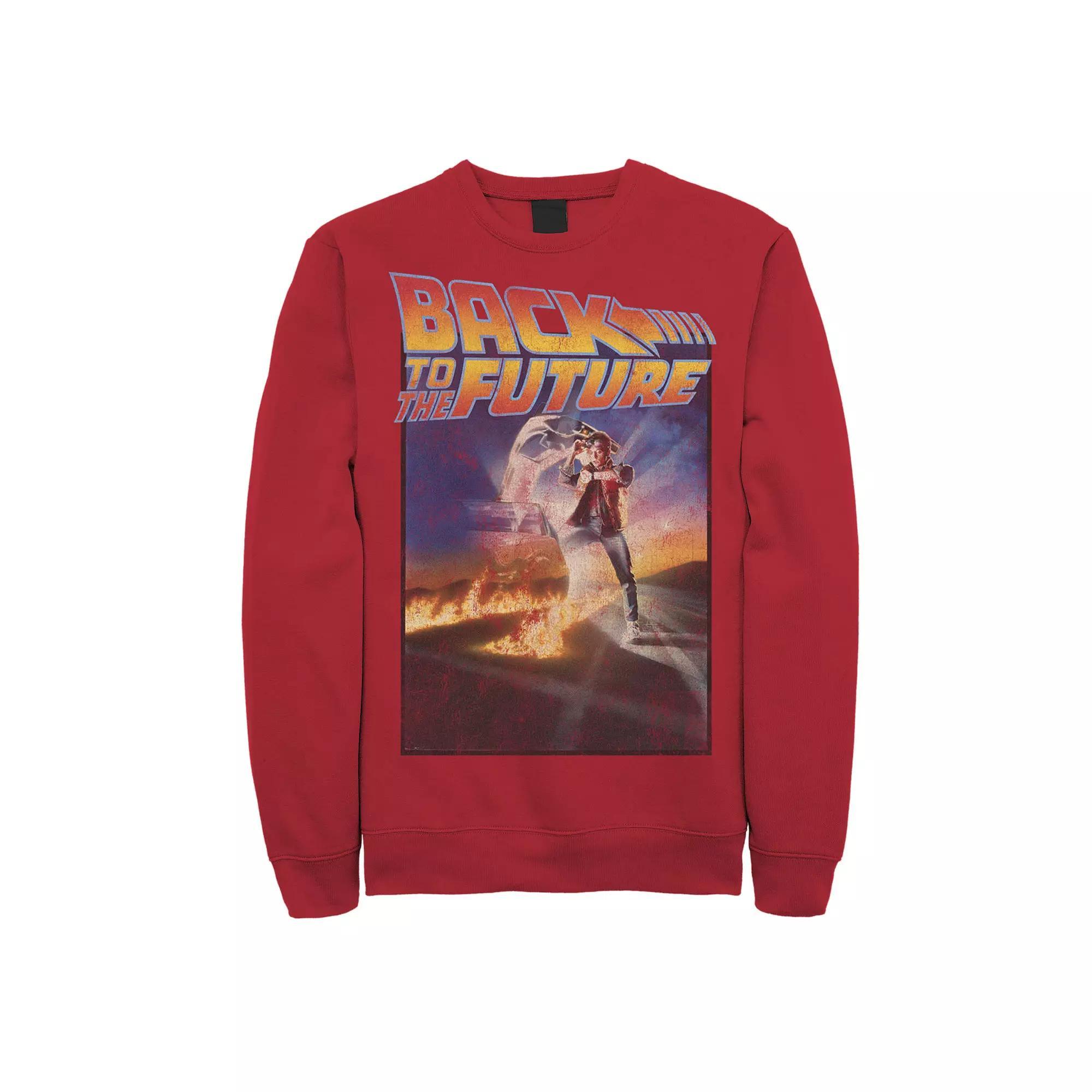 Men's Back To The Future Classic Poster Sweatshirt,  Product Image