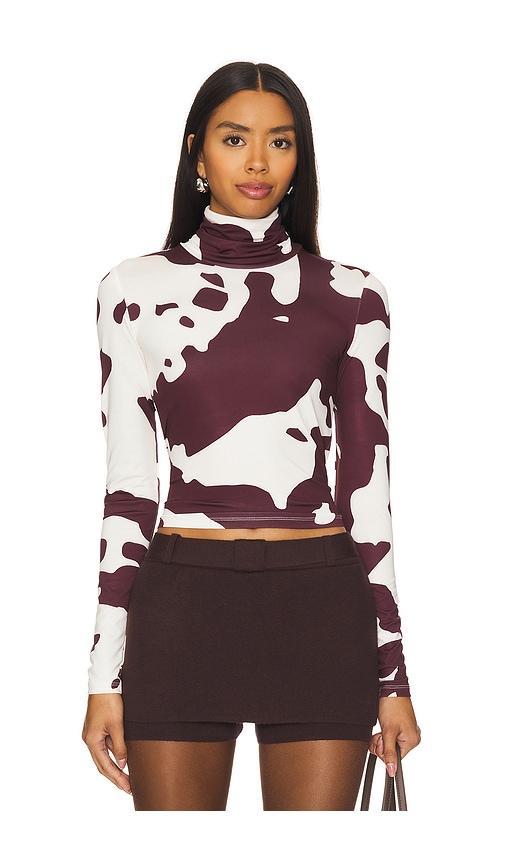 Cody Long Sleeve Turtleneck Top SIEDRES Product Image