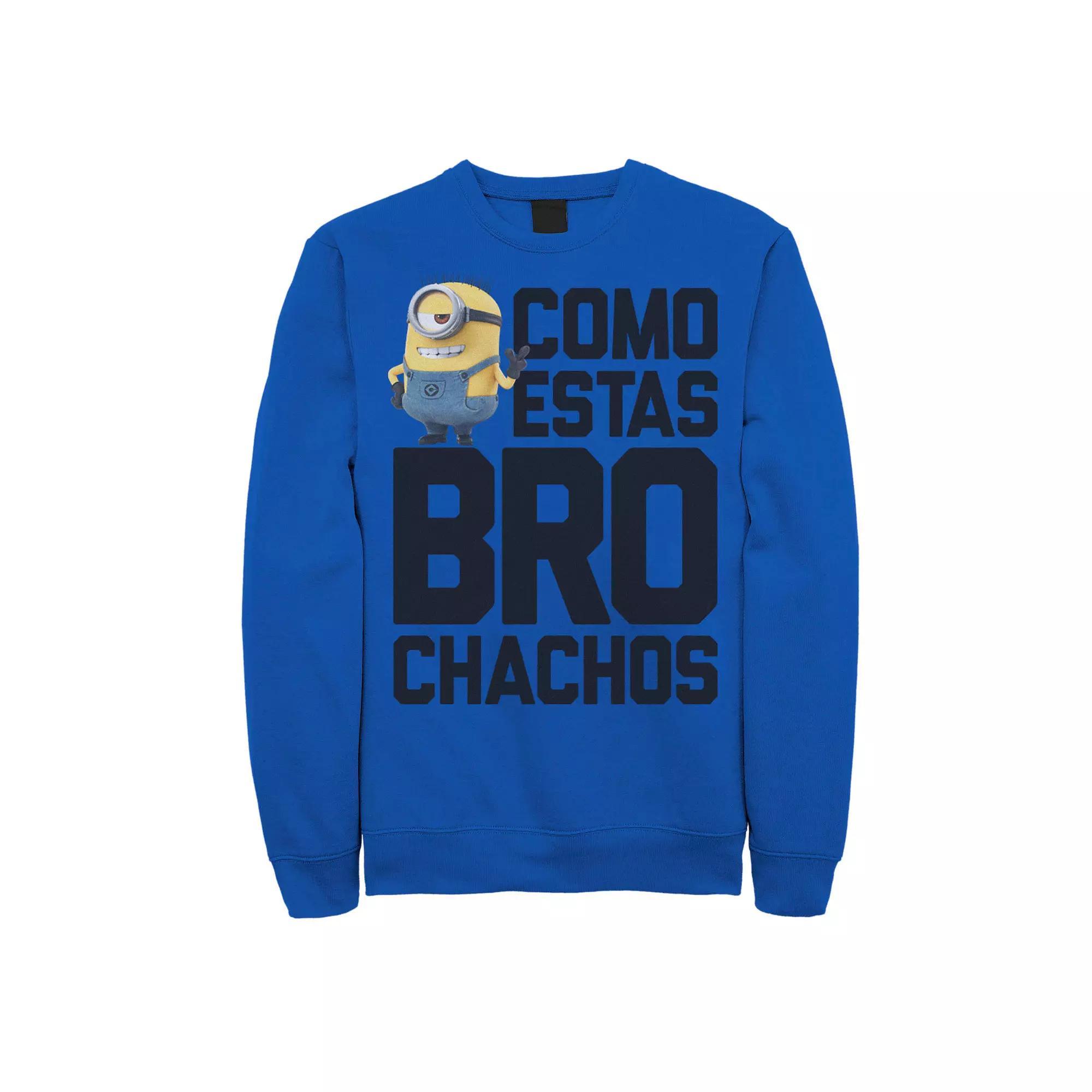 Men's Despicable Me Minions Stuart Bro Chachos Sweatshirt,  Product Image
