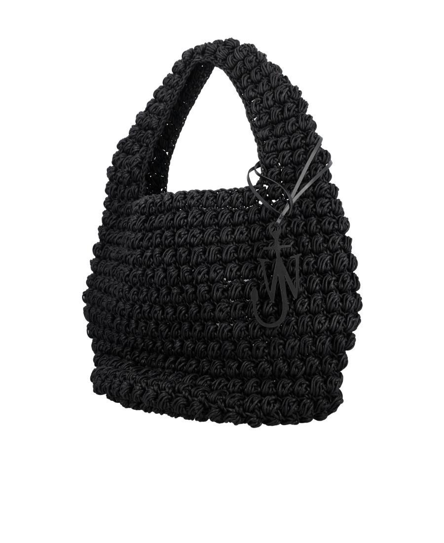 JW ANDERSON J.w. Anderson Popcorn Large Basket Bag In Black Product Image