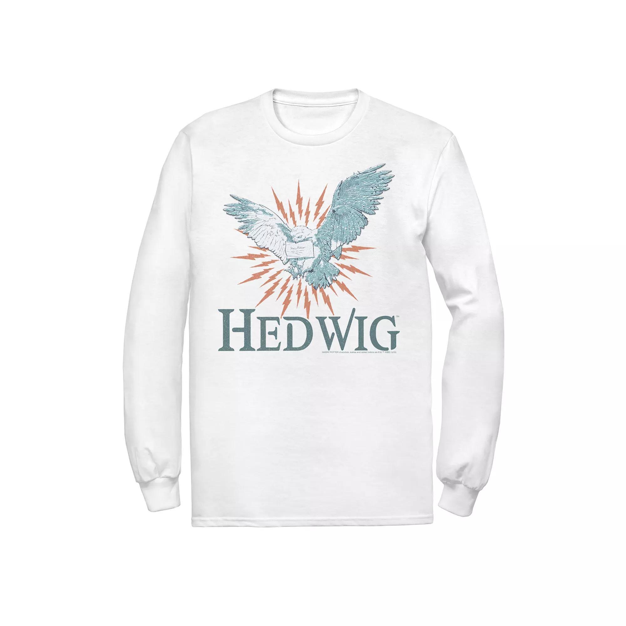 Men's Harry Potter Hedwig Tee, Size: Small, White Product Image