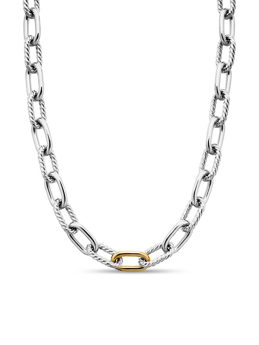 Womens DY Madison Chain Necklace with 18K Yellow Gold Product Image