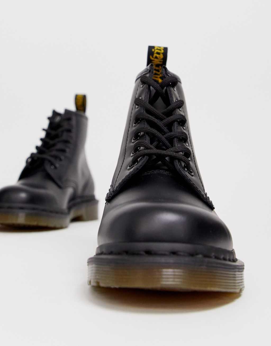 Dr Martens 101 6 Eye Boots-Black Product Image