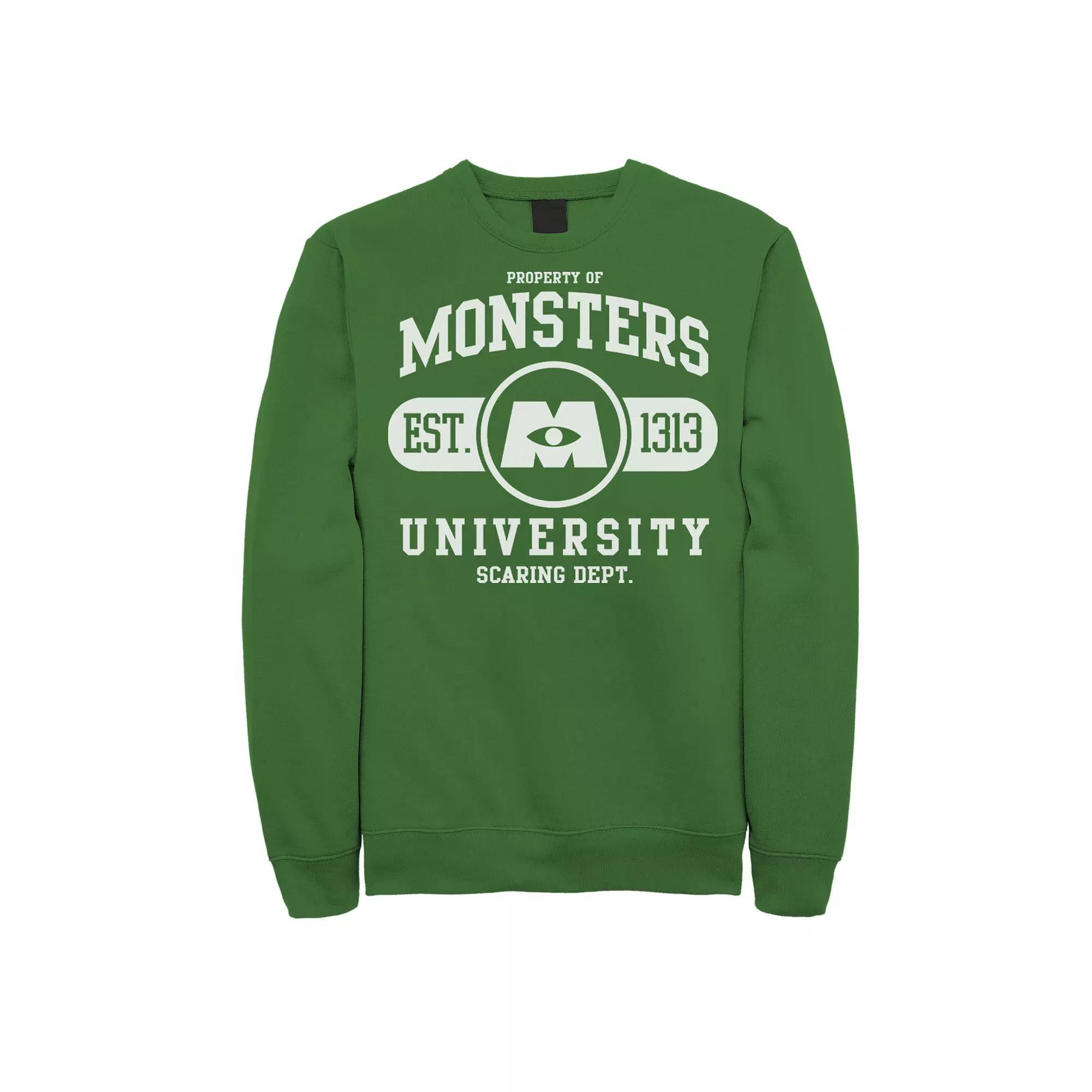 Men's Jurassic Park Neon Sign Fossil Logo Fleece Pullover,  Product Image