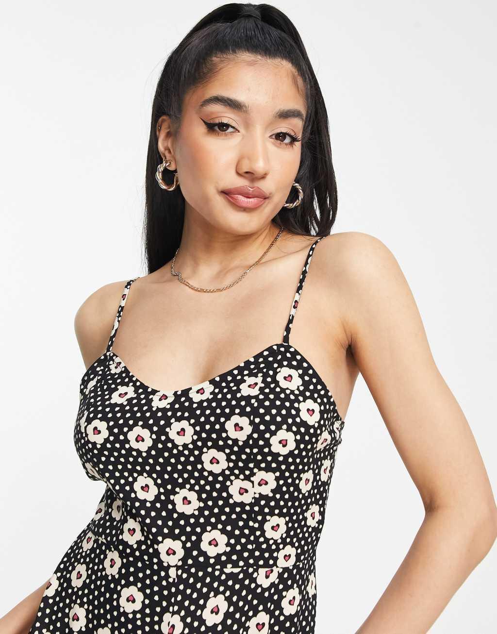 Miss Selfridge strappy romper Product Image