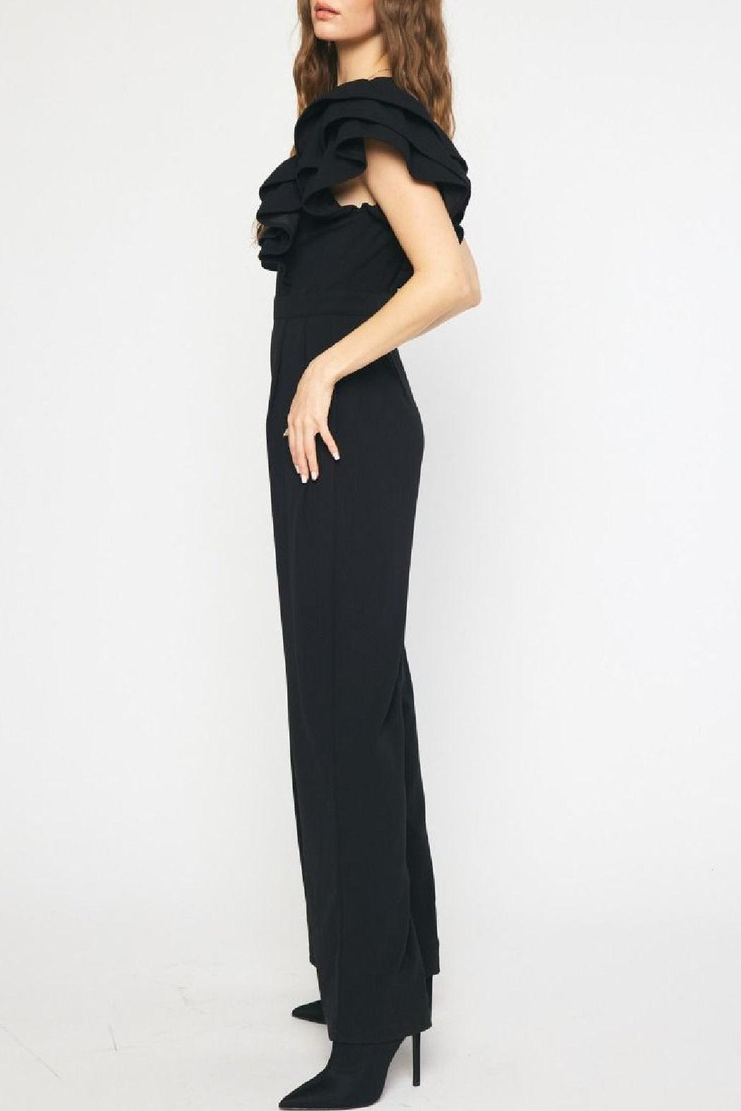 Ruffle Sleeve Jumpsuit Product Image