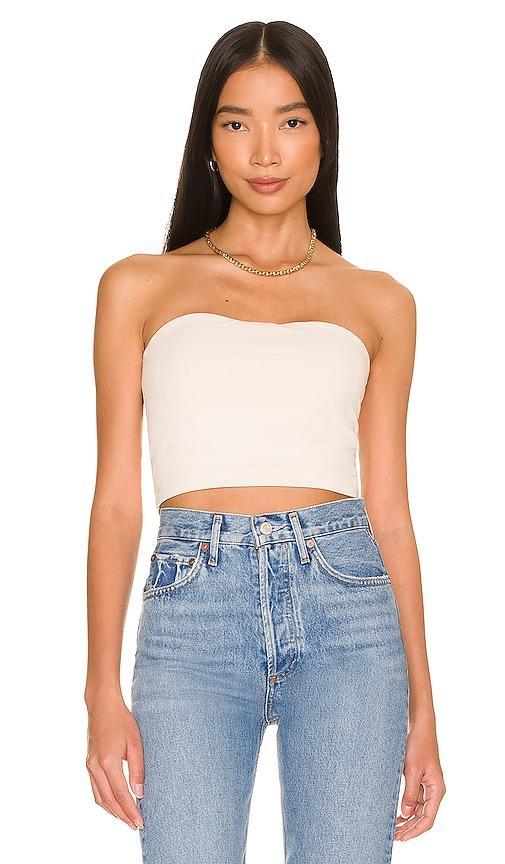 Susana Monaco Crop Tube Top Sugar XL Product Image