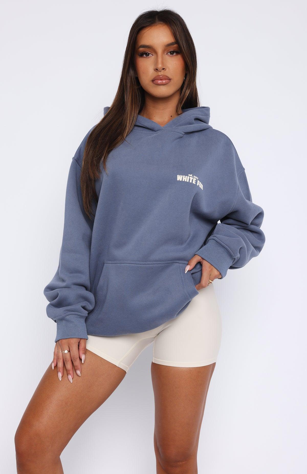 As You Please Oversized Hoodie Ocean Product Image