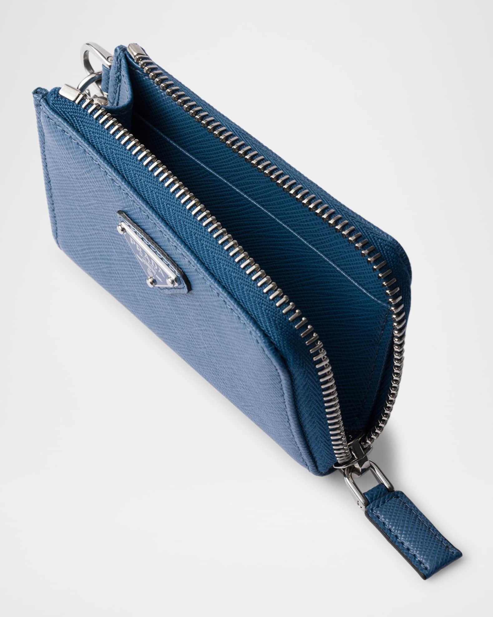 Men's Saffiano Leather Mini Pouch Product Image