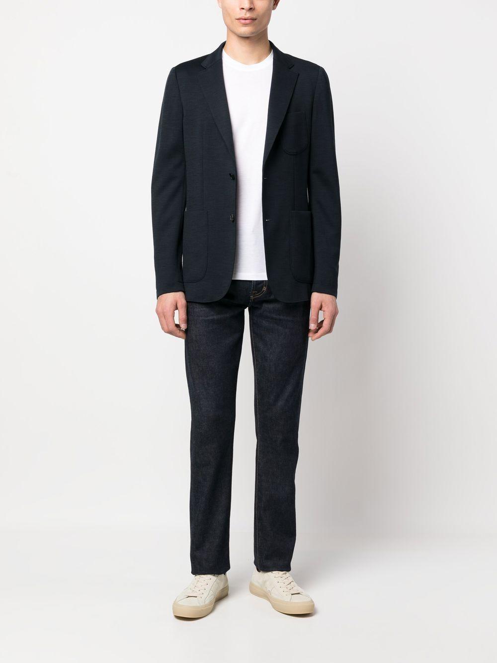 TOM FORD Placed Rib Slim-fit Lyocell And Cotton-blend T-shirt In Neutrals Product Image