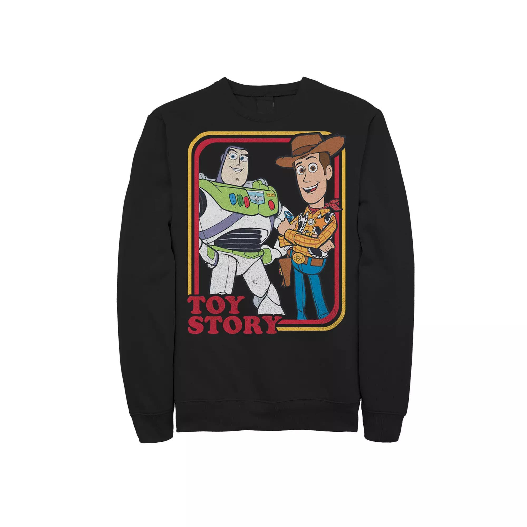 Disney / Pixar's Toy Story Buzz Lightyear And Woody Men's Sweatshirt,  Product Image