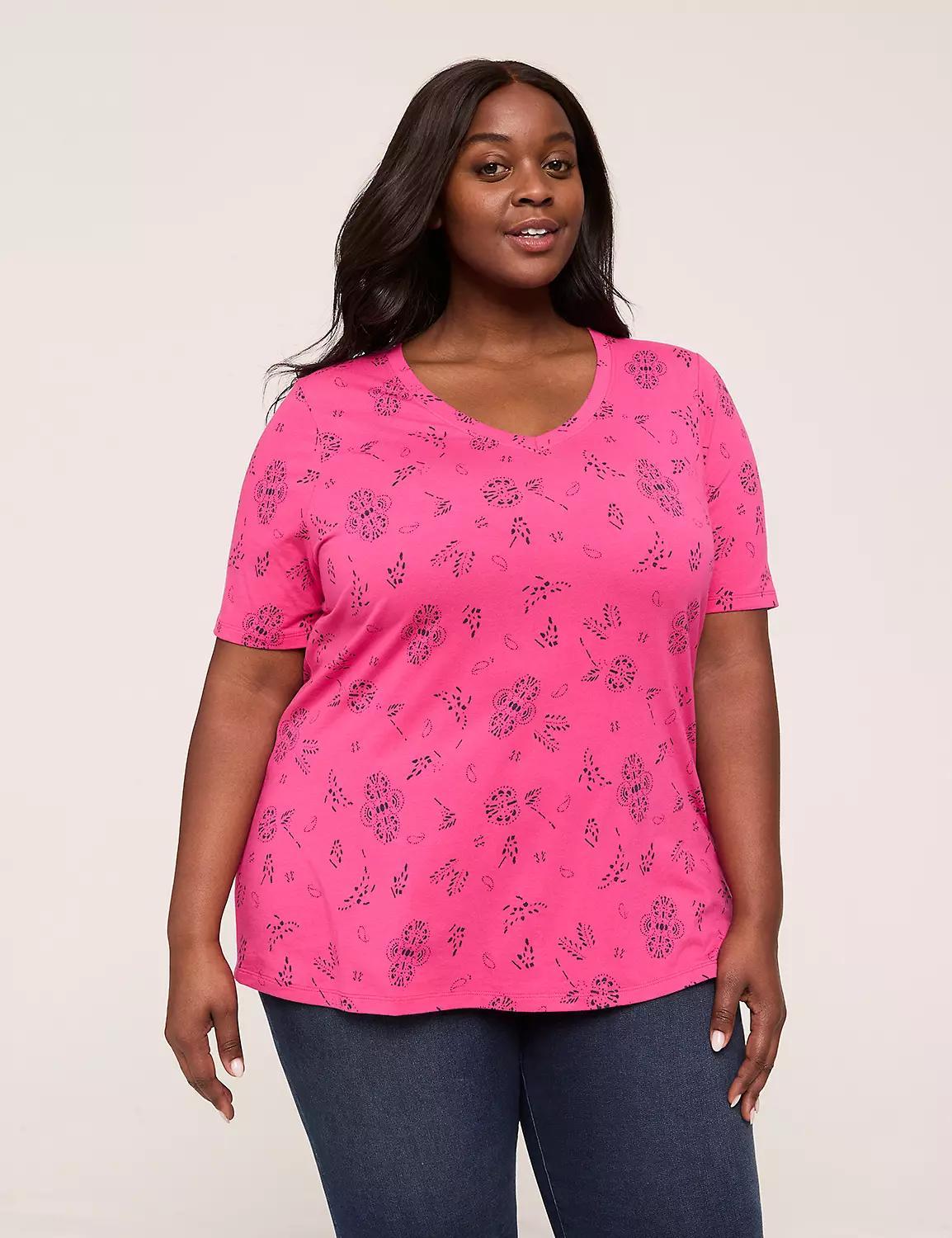 Perfect Sleeve V-Neck Tee Product Image