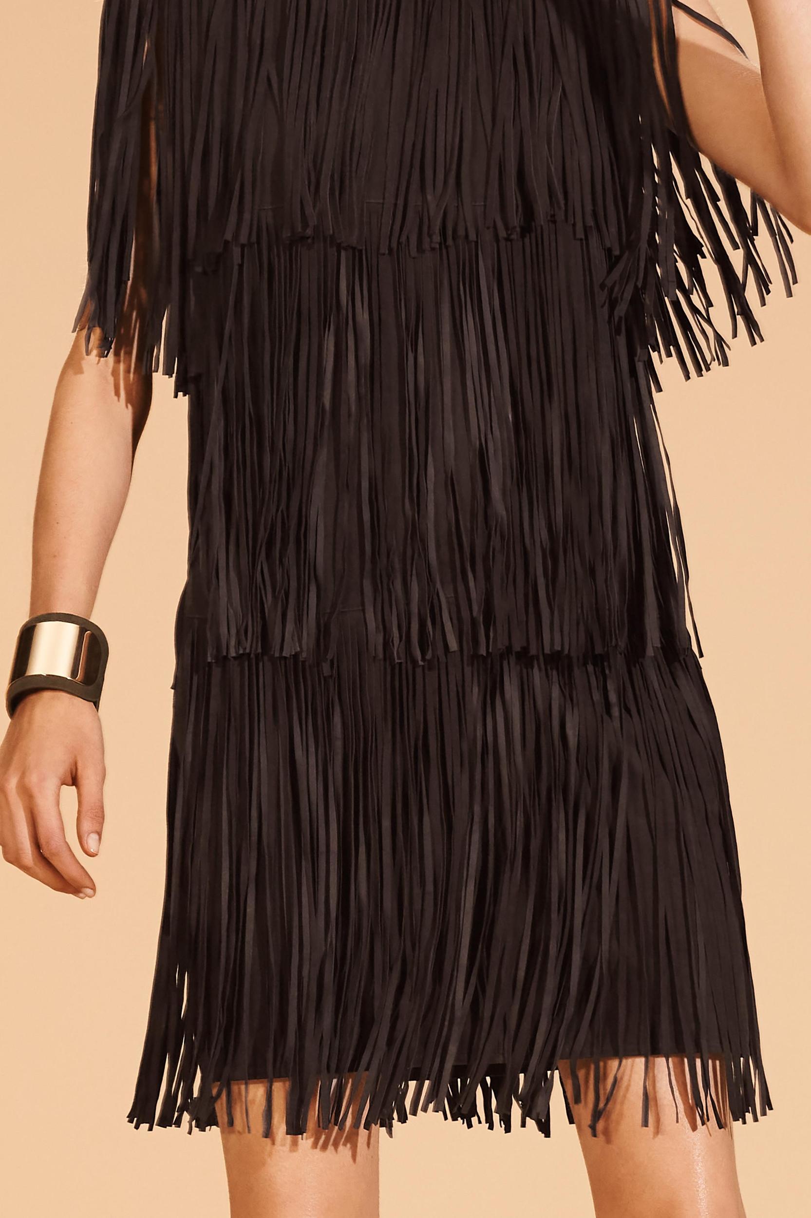 LIMITED EDITION SUEDE FRINGE DRESS Product Image