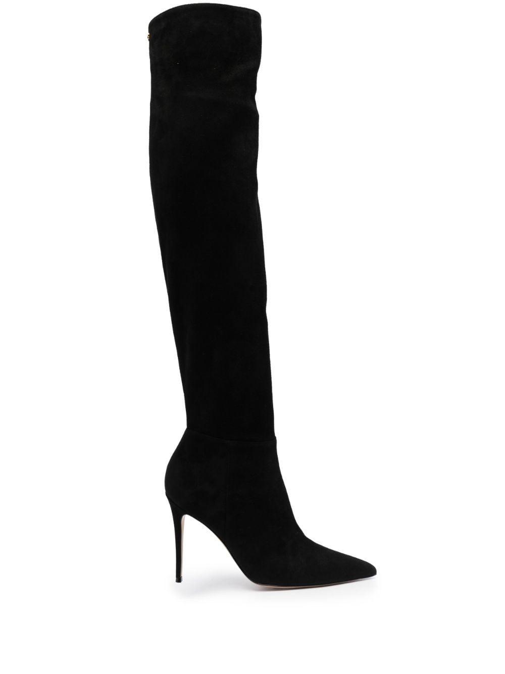 Cuissarde 90mm Knee-length Boots In Black Product Image