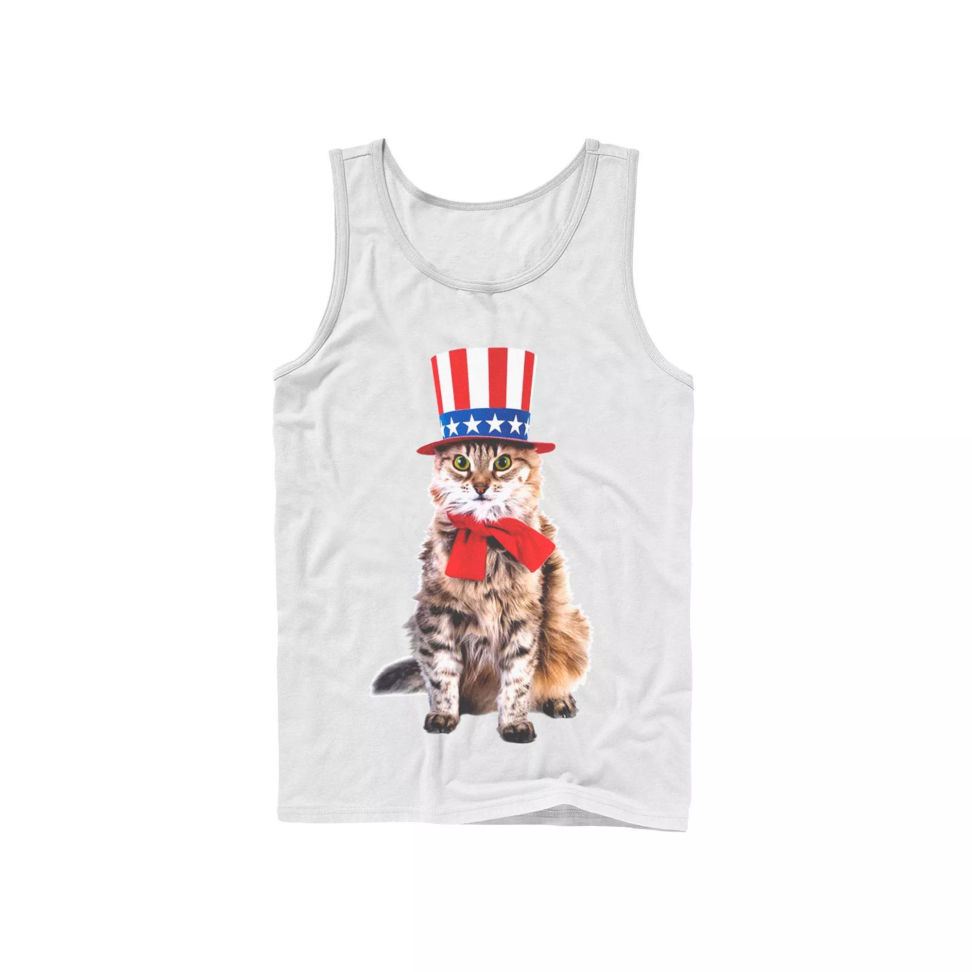 Men's Fifth Sun Meowica Cat Tank Top,  Product Image